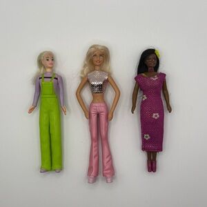 Vintage Barbie McDonalds Toy Figure Dolls Lot of 3